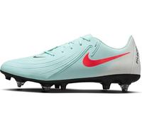 NIKE Unisex's Phantom Gx 2 Academy Oxford Flat, Mint Atomic Red Off Noir, 6 UK