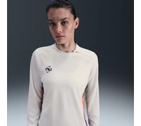 Nike United Academy Women's Dri-FIT Football Crew-Neck Top - White - Polyester XL (UK 20-22)