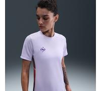 Nike United Academy Women's Dri-FIT Football Short-Sleeve Top - Purple - Polyester M (UK 12-14)