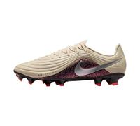 Nike United Tiempo Maestro Academy Multi-Ground Low-Top Soccer Cleats (Fossil/Burgundy Crush/Metallic Silver)