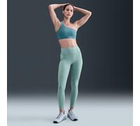 Nike Universa Women's High-Waisted 7/8 Leggings with No Front Seam - Green - Polyester/Elastane L (UK 16-18)