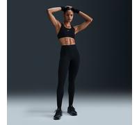 Nike Universa Women's High-Waisted Full-Length Leggings with No Front Seam - Black - Polyester/Elastane M (UK 12-14)