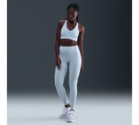 Nike Universa Women's High-Waisted Full-Length Leggings with No Front Seam - Blue - Polyester/Elastane S (UK 8-10)