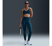 Nike Universa Women's High-Waisted Full-Length Leggings with No Front Seam - Blue - Polyester/Elastane XL (UK 20-22)