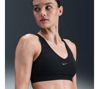 Nike Universa Women's Medium-Support Padded Sport Bra - Black - Polyester/23 % Spandex Lining M