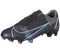 NIKE Vapor 14 Academy FG/MG, Soccer Shoe, Black/Black-Iron Grey,