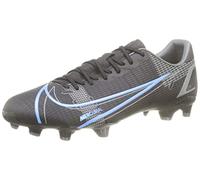NIKE Vapor 14 ACADEMY FG/MG, Soccer Shoe, Black/Black-Iron Grey,