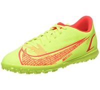 Nike Unisex Vapor 14 Club TF Soccer Shoe, Volt/Bright Crimson, 10 UK