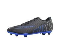 NIKE Vapor 15 Club Fg/Mg Shoes Black/Chrome-Hyper Royal 12