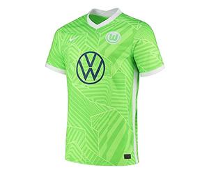 Nike - VFL WOLFSBURG 2021/22 Season Jersey Home Game Equipment, XL, Man