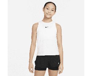 Nike Victory Older Kids' (Girls') Dri-FIT Tennis Tank Top - White - Polyester/Elastane L