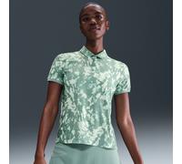 Nike Victory Women's Dri-FIT Short-Sleeve Printed Golf Polo - Green - Polyester/Elastane S (UK 8-10)