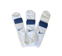 NIKE Vintage Swoosh Basketball Tube Socks White/Royal Blue One Size Fits All Unisex Original 1990's Retro 22" Inch (55.9cm) 3 Pair Pack