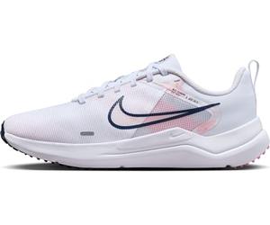 Nike W Downshifter 12 PRM, Women's Running Shoe, White Midnight Navy Pearl Pink, 5.5 UK