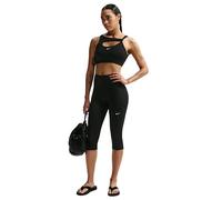 Nike One Women's High-Waisted Capri Leggings - Black - Polyester/Elastane L (UK 16-18)
