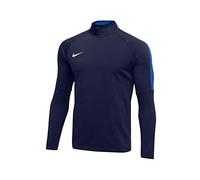 Nike W Nk DRY ACDMY18 Dril Top LS Long Sleeved T-Shirt - Obsidian/Royal Blue/(White), X-Small