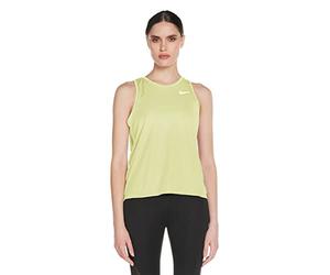 Nike W Nk Miler Tank Top - Limelight/(Reflective Silver), X-Large