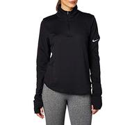 Nike W Nk SPHR Elmnt Top Hz Long Sleeved T-Shirt - Black/(Reflective Silver), M