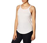 Nike W Nk Yoga Strappy Tank Top - Barely Rose/Heather/(Plum Chalk), Large