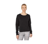 NIKE W Nk Yoga Wrap Coverup Long Sleeved T-Shirt - Black/(Dark Smoke Grey), XX-Large