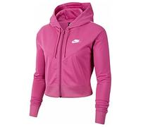 Nike W Nsw HRTG Hoodie Fz Pk Sweatshirt - Cosmic Fuchsia/White/XX-Large