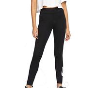 Nike W NSW Legasee Lgng HW Futura Sport Trousers - Black/(White), XX-Large