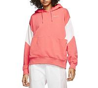 Nike W Nsw Po ft Cb Sweatshirt - Magic Ember/Barely Rose/White, X-Small