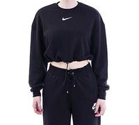 Nike W Nsw Swsh Crew ft Long Sleeved T-Shirt - Black/(White), XX-Large
