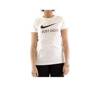 Nike W NSW TEE JDI Slim T-Shirt - White/(Black), X-Small