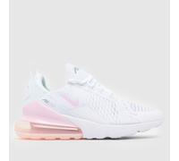 Nike White Air Max 270 Girls Youth Trainers UK 6 (EU 39)