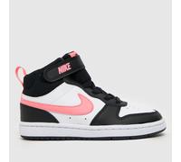 Nike Court Borough Mid 2 Younger Kids' Shoes - Black 10