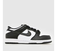 Nike White & Black Dunk Low Junior Trainers UK 10 (EU 27½)