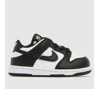 Nike White & Black Dunk Low Toddler Trainers UK 7.5 (EU 25)
