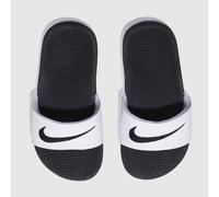 Nike White & Black Kawa Junior Sandals UK 1.5 (EU 33½)