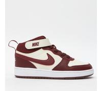 Nike White & Burgundy Court Borough Mid 2 Boys Toddler Trainers UK 3.5 (EU 19½)