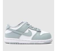 Nike White & grey Dunk Low Toddler Trainers UK 1.5 (EU 17)