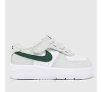 Nike White & grey Force 1 Low EasyOn Boys Toddler Trainers UK 3.5 (EU 19½)
