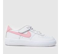 Nike Force 1 Low EasyOn Younger Kids' Shoes - White 1