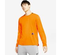 NIKE WILD RUN DRI FIT TRAINING GYM LONG SLEEVE TOP - KUMQUAT BV4538-886 MEN M