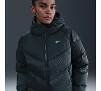 Nike Windpuffer Women's Storm-FIT Loose Hooded Down Puffer - Green - Polyester XL (UK 20-22)