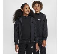 Nike Windrunner Older Kids' Hooded Repel Jacket - Black - Polyester S