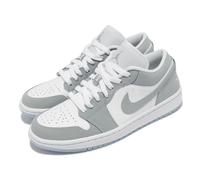 Nike Wmns Air Jordan 1 Low White Wolf Grey Women TWO VERSIONS AJ1 DC0774-105