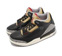 Nike Wmns Air Jordan 3 Retro Black Gold Women Unisex AJ3 Casual Shoes CK9246-067
