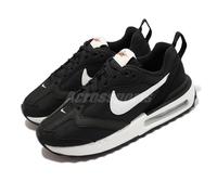 NIKE Women's WMNS AIR MAX Dawn Sneaker, Black/Summit White-Metallic Silver, 3.5 UK