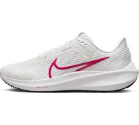 NIKE WMNS Air Zoom Pegasus 40, Women's Low, Summit White/Fireberry-MTLC Summit Wht, 41 EU