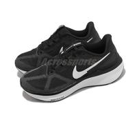 NIKE Women's Air Zoom Structure 25 WOM Sneaker, Black White Dark Smoke Grey, 4 UK