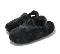 Nike Wmns Calm Mule Fur Black Women Casual Lifestyle Sandal FZ3118-001