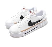 Nike Wmns Court Legacy Lift White Black Women Casual Platform Shoes DM7590-100