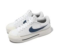 Nike Wmns Court Legacy Lift White Blue Women Casual Platform Shoes DM7590-104