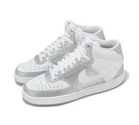 Nike Wmns Court Vision Mid White Metallic Silver Women Casual Shoes CD5436-108